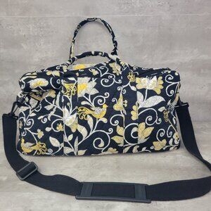 Vera Bradley Bag Yellow Bird Weekender Overnight Carry-on Duffle Birds Butterfly